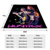 K pop Demon Hunters Blankets Warm Flannel Throw Blanket Winter Girls Boys Living Room Couch Chair Sofa Bed Funny Home Decor