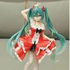 The Hatsune Miku Lolita Figure Fashion Anime Miku Collection Action Figurine Kawaii Cute Model Desktop Ornaments Toy