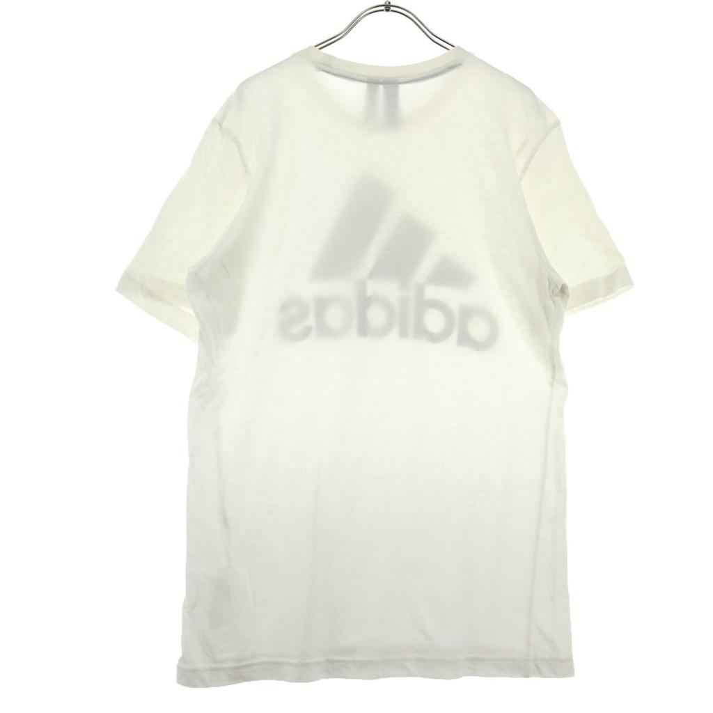 Beauty Products Adidas Logo Print Short Sleeve T-shirt L White Women Used