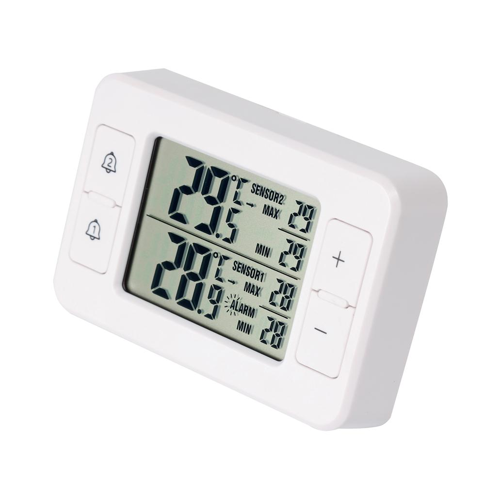 Termometro Digitale Wireless per Frigorifero Precisione Monitor Registratore Temperatura Congelatore Domestico Sensore di Temperatura -40℃~60℃ Allarme