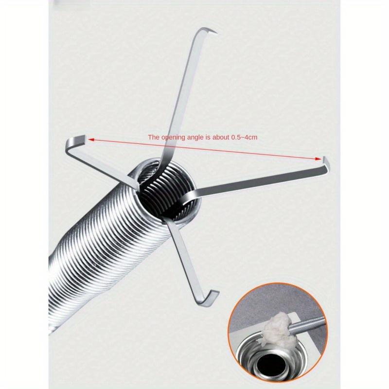 New Upgrade Drain Snake Hair Clog Remover Tool - Sink Drain Cleaner For Toilet Sewer Shower Kitchen Bathroom Tub Clogged Drains Opener Cleaning Tool