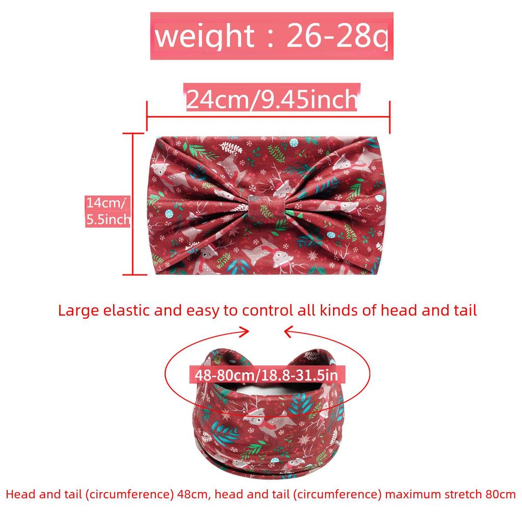 European & American Halloween/Christmas Yoga Sports Headband - Pumpkin, Skull, Ghost Design for Women