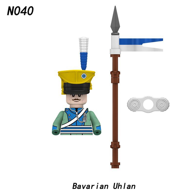 

Новая средневековая фигурка Наполеона, модель кавалерии Arma, мини-знамени, детские строительные блоки, игрушки, подарок для мальчиков и девочек, Moc Ww2 Juguetes About 4.5 CM