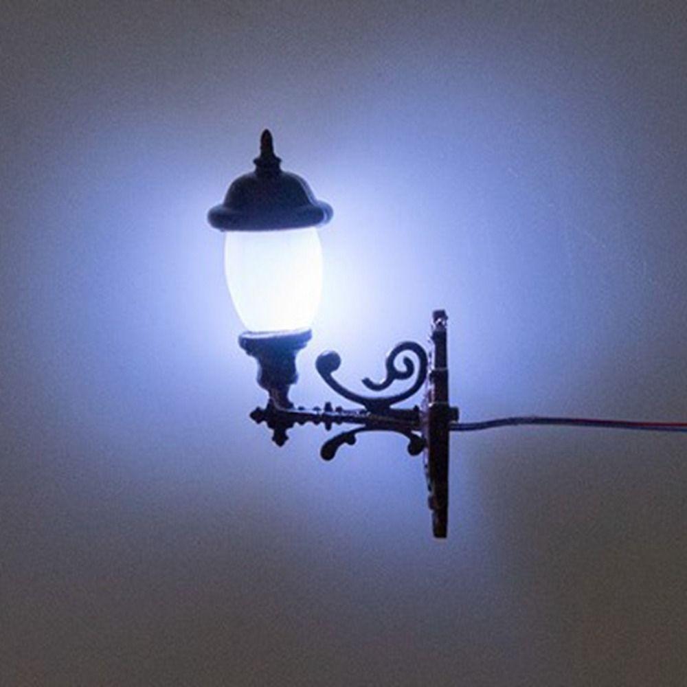 3V White/Warm Light Model ABS Metal Material Garden Yard Led Light New Dollhouse Wall Lamp