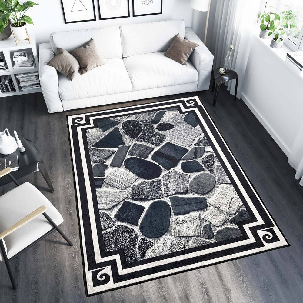 

Mosimoso H494 Ковер с принтом на точечной подошве 80x150cm