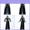 Stilvolles Halloween-Skelett-Print-Hexen-Vampir-Kostüm für Damen mit Kapuzenumhang und Rock
