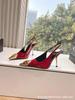 2025 spring and summer French high-end sexy square head single shoes metal iron head stiletto high heels rhinestone rear empty sandals