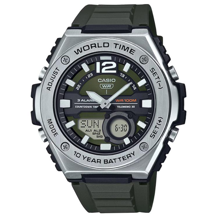 CASIO Unisex Green Watch MWQ-100-3AVDF MWQ-100-3AVDF Green Dial