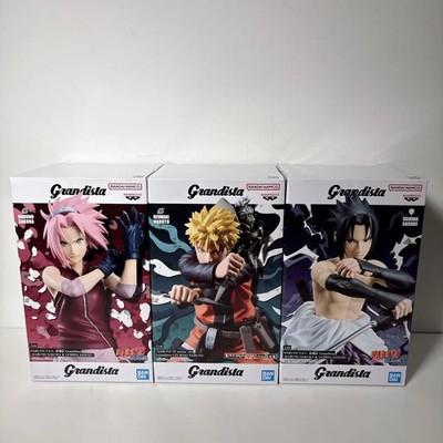 Naruto Shippuden Grandista Uzumaki Haruno Sakura Uchiha Sasuke Figure Set