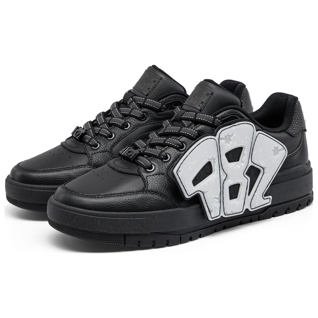 Anta 982 Special Edition Dream Monologue Low-Top Skate Shoes Women Sneakers Black White 122338067X-1