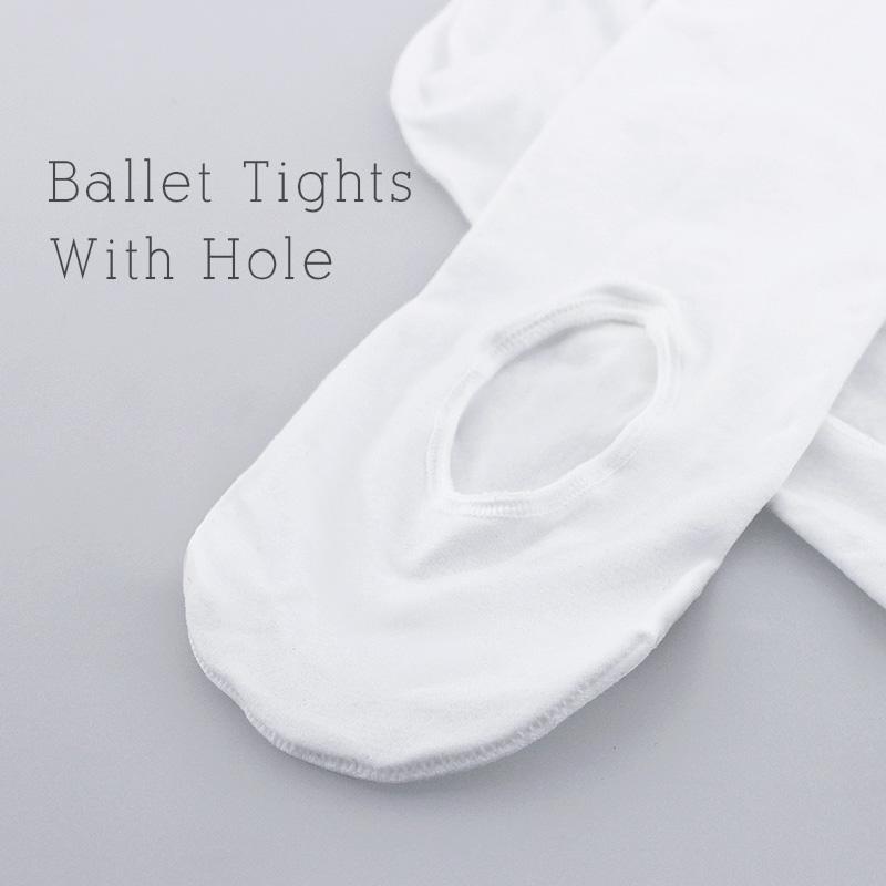 Ballet Tights for Girls 3 Pairs Soft Transition Tights Dance Pantyhose Seamless Ballet Stockings with Hole 80D