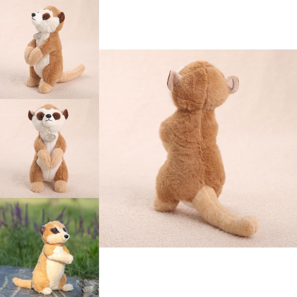 Meerkat Plush Toy With Pp Cotton Filling For Girls Birthday Gift