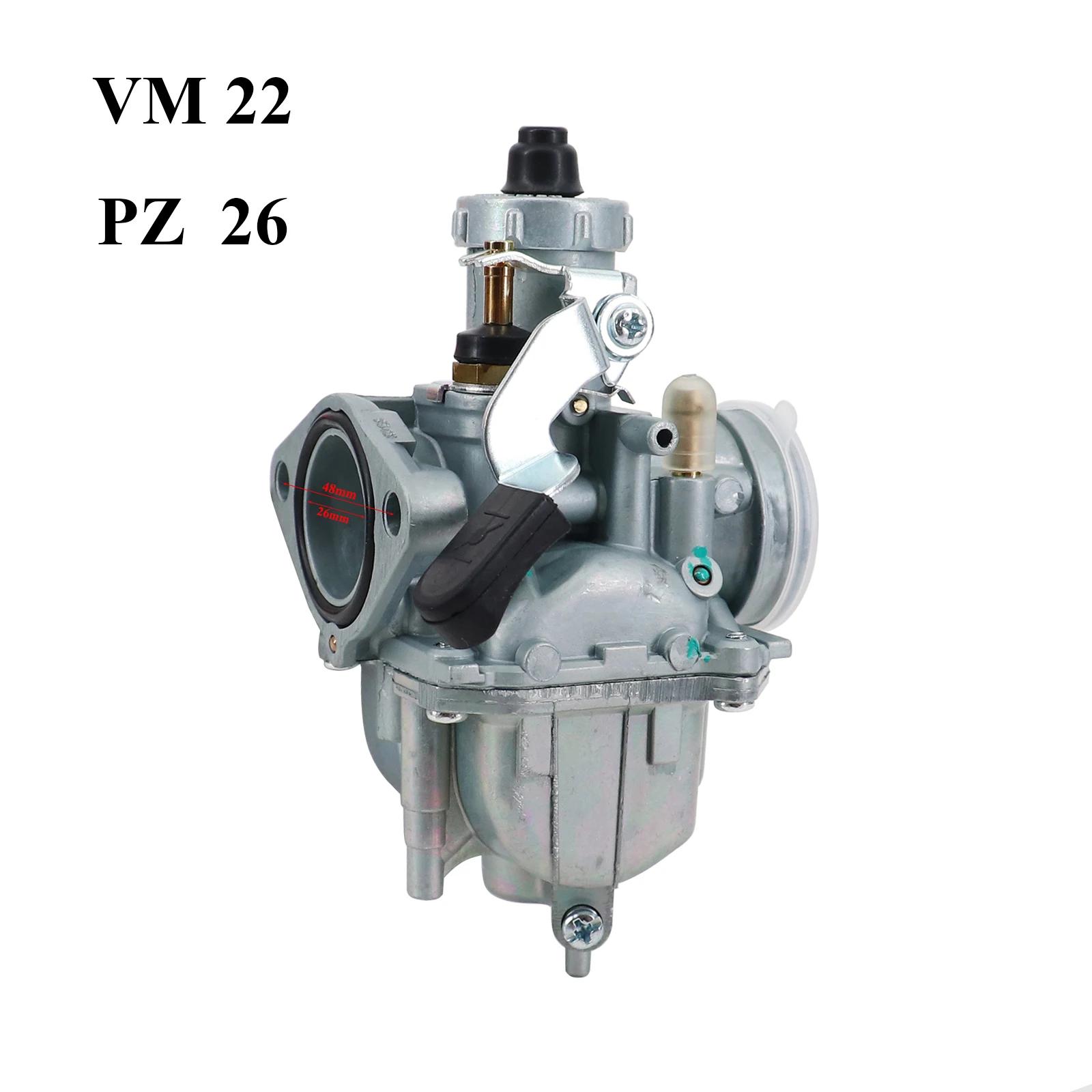 Мотоциклетный карбюратор VM22 PZ26 26 мм для Mikuni Honda Yamaha XR50 CRF70 Cross 110cc 125cc Dirt Pit Bike 140cc Универсальный