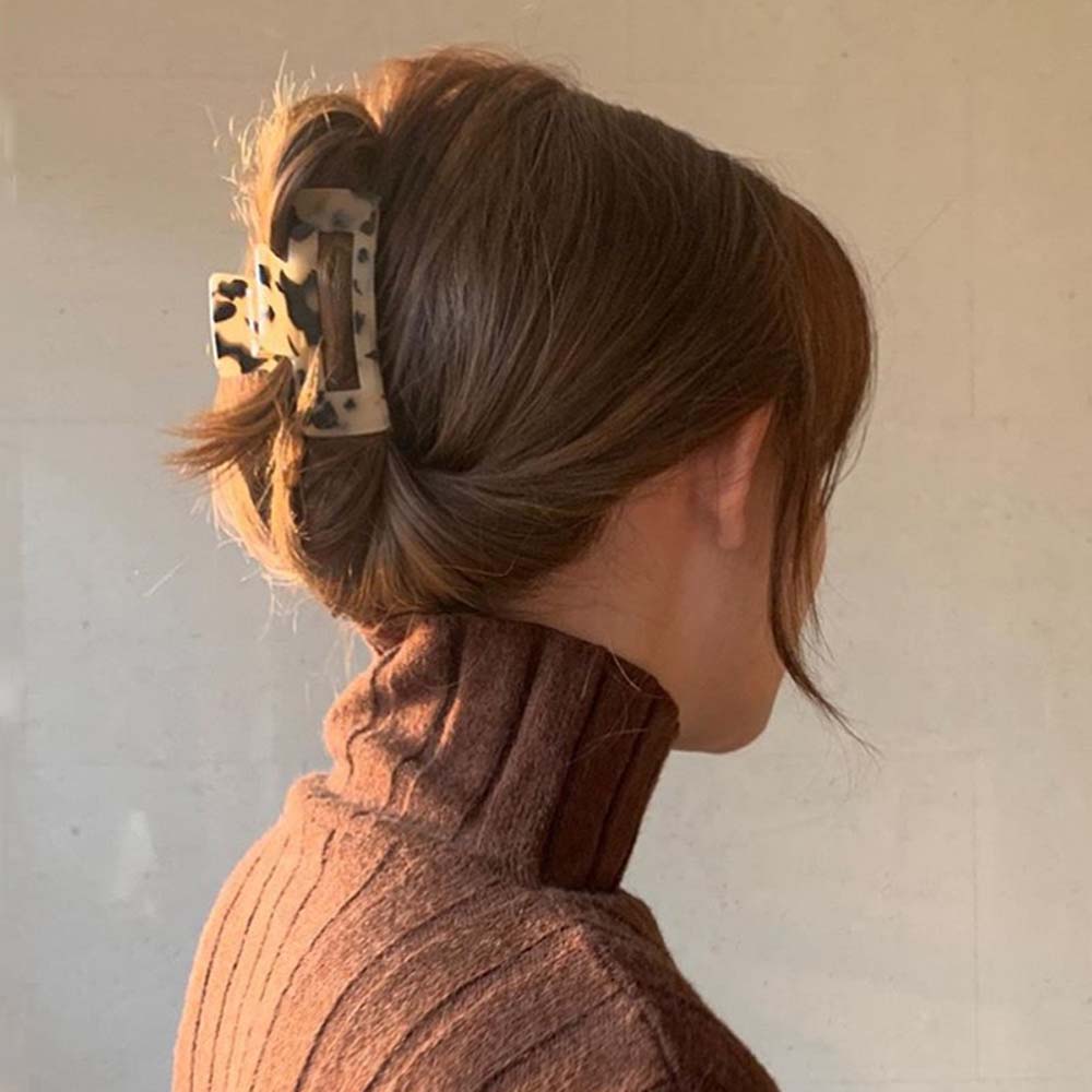 Retro Wild Korean Acrylic Women Hairdress Crab Clips Bath Clips Hair Claws