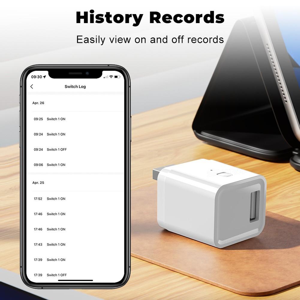 Home Sharing Power Adapter APP Control Home Sharing Charging Head APP Control Fireproof Material Heat-resistant