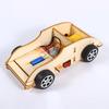 STEM Toy Kits Wooden Car Kits DIY Science Experiment Set Wooden Building Project Early Education Invention Materials