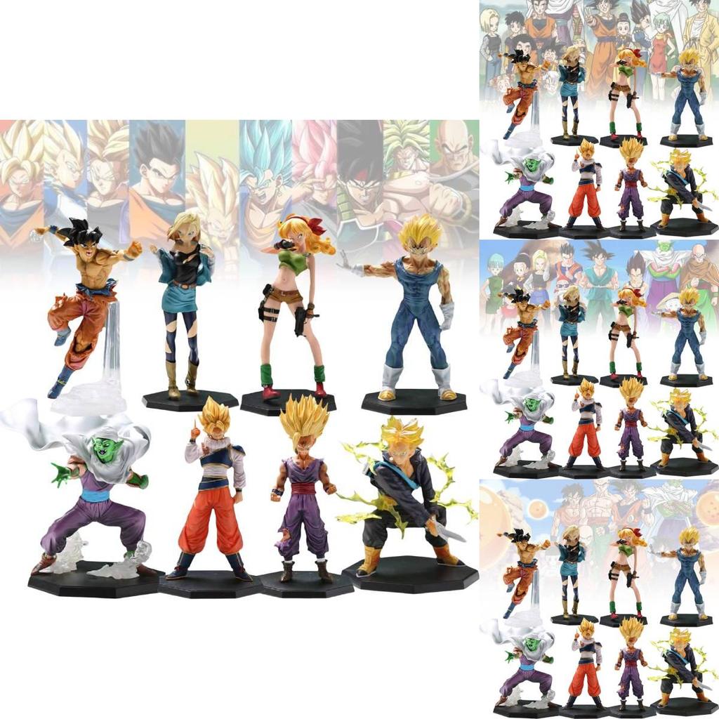 Collectible Pvc Dragon Ball Son Goku Majin Vegeta Green Outfit Figure Display Model