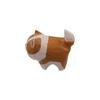 Cute Wooden Animal Figurine Painted Kitten Sculpture Hand Carving Cat Dog Statues  Home