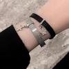 Star Y2k Cool Charm Bracelet Adjustable Leather Wristband 2024 Summer Trend
