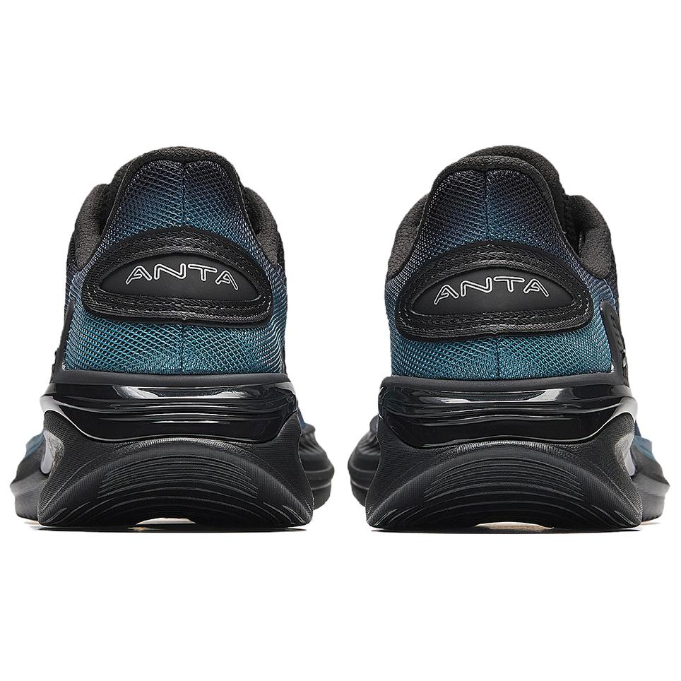 Anta City Rebound Lightweight Durable Shock Absorption Lightweight Low Top Short Distance Running Shoes Men sneaker Black Blue Silver 112515566R-1