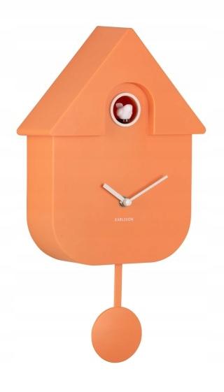 Karlsson Unisex Orange Wanduhr Modern Cuckoo Abs - Bild 5