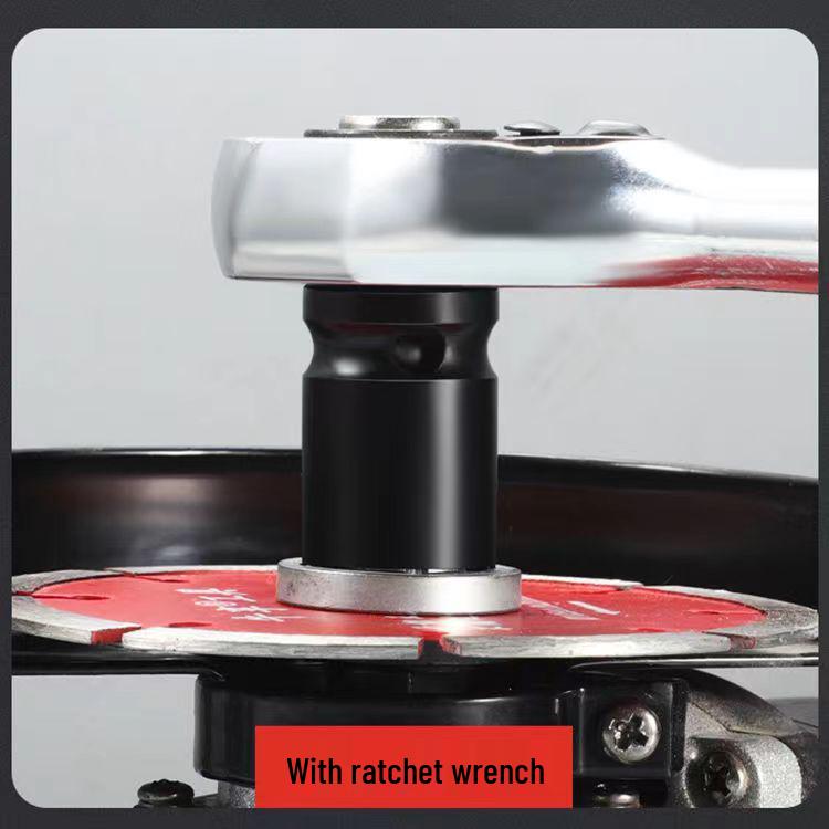 Universal Angle Grinder Accessory Set: Cutting Machine, Socket Extension, Wrench Tool, and Electric Tool Components.