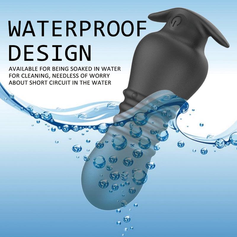 Remote Controlled Vibration Prostate Massager with Anal Tamponade for Adult Sex Toys for Men and Women