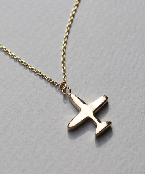 Bonbeau Kitsch Airplane Pendant Simple Necklace