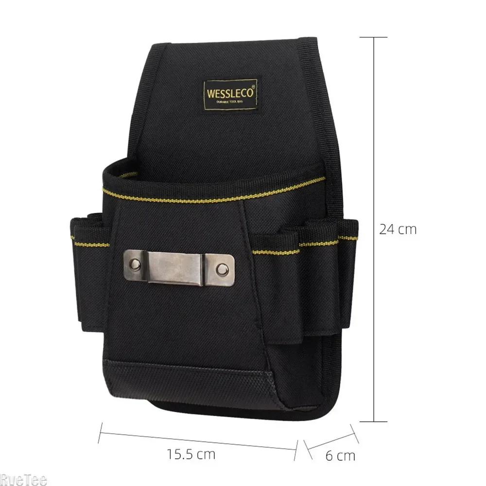 New Tool Waist Bag Multi-functional Maintenance Toolbag Canvas Electrician Belt Hardware Toolkit For Men Construction Sites