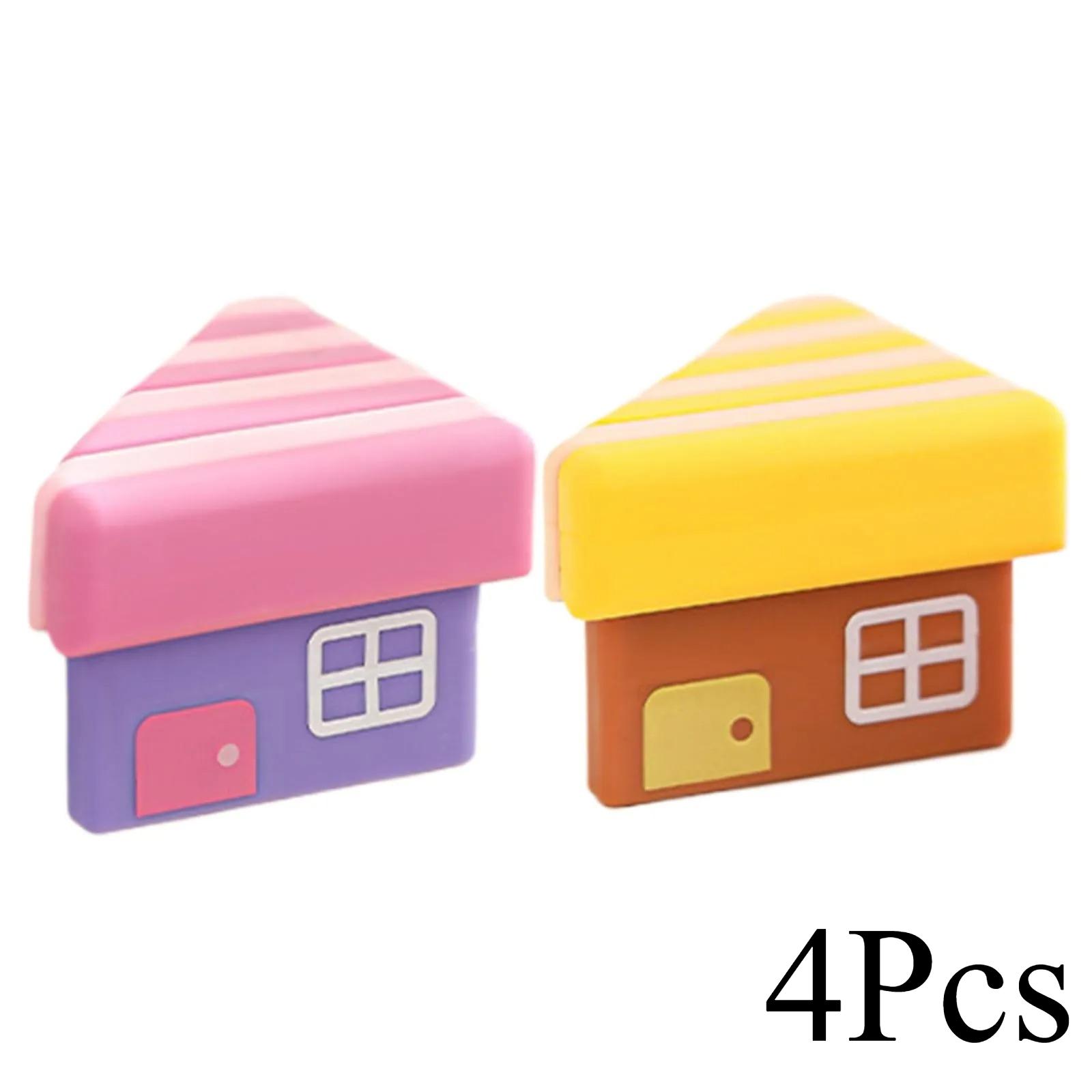 

4Pcs House Shape Corner Protectors For Tables, Designed To Furniture Edges And Corners. Effectively Cover Sharp Furniture Edges M