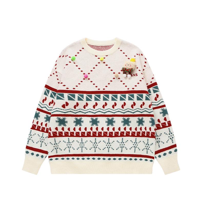 

Мужской повседневный вязаный пуловер Jiezhan Arctic Velvet - Осень/Зима 2024 S