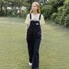 Zhang Natting Fall 2025 Women's Slimming Denim Overalls for a Youthful Look