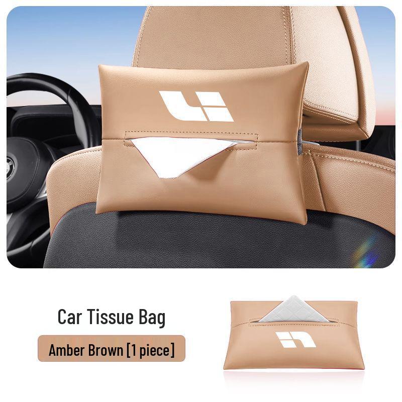 Ideal Car Tissue Box - Hanging Pull-out Design for Armrest