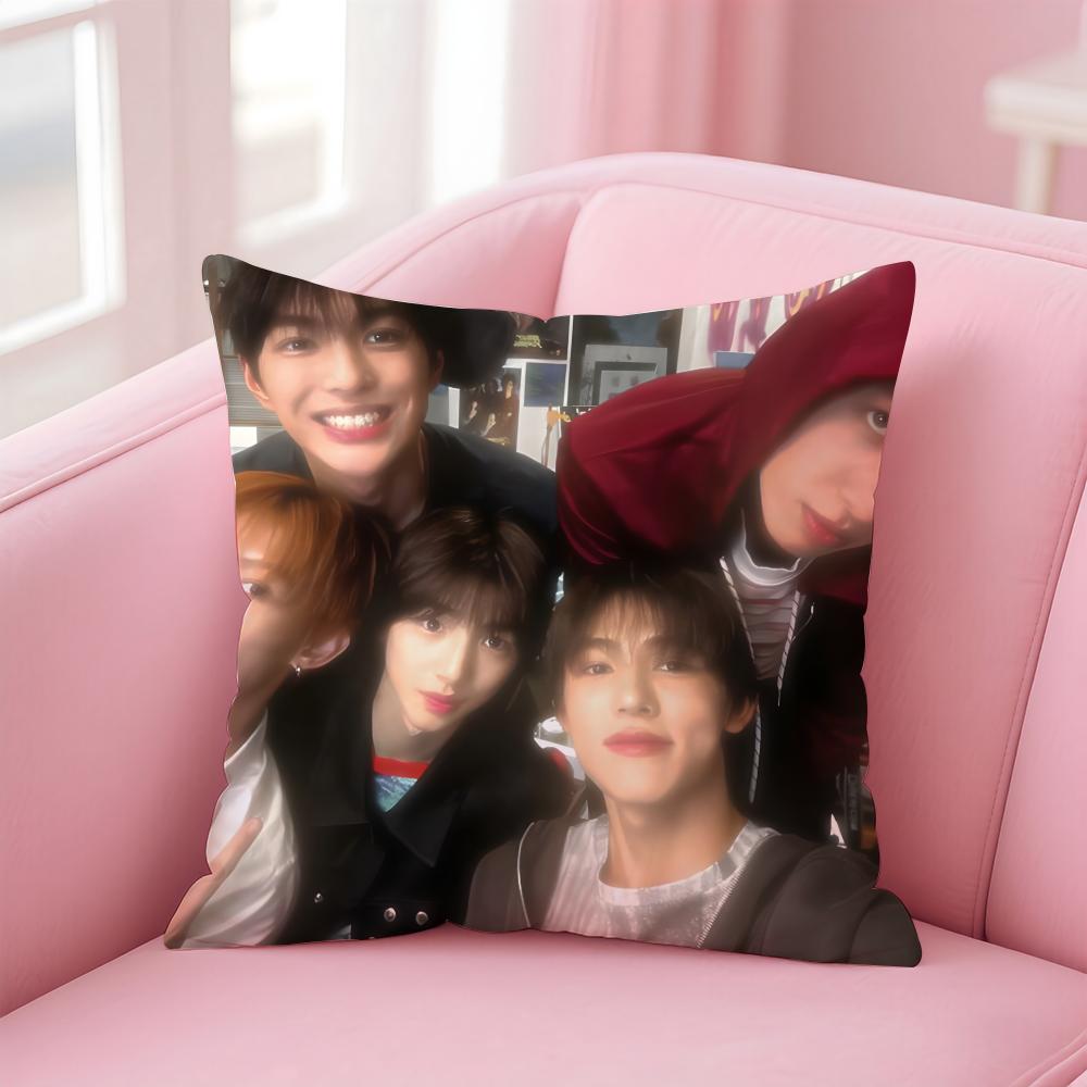 Korean Handsome Boy Group CCortis Cushion Cover Pillow Case Soft Skin Friendly Fabric  Concealed Zipper