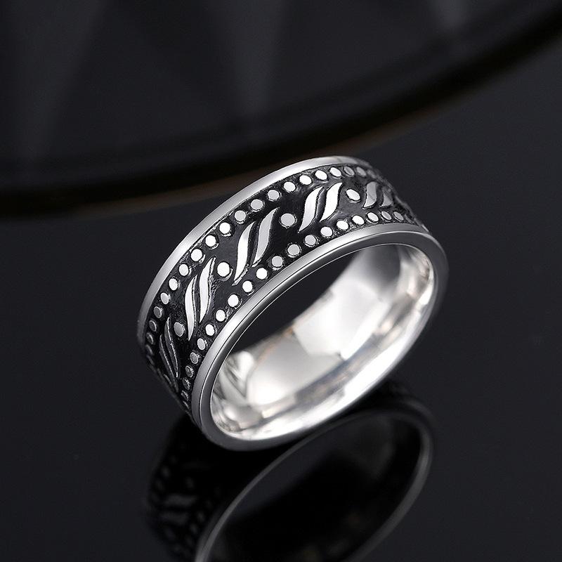 1pc Titanium Steel Neutral Fashion Ring, Fashionable Daily Wear, Personalized Accessory