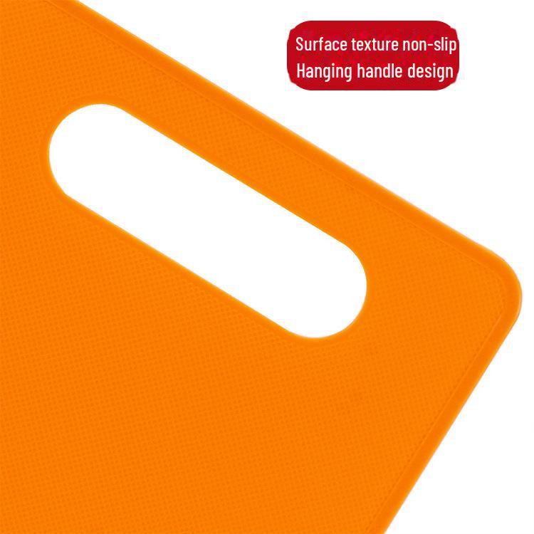 Square PP Plastic Double-Sided Cutting Board - Multi-Purpose for Food and Salad Prep, Household Use.