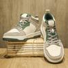 High-top Shoes Men's New Autumn and Winter Leather Surface Non-slip Waterproof Sports Board Shoes Niche Design Casual Shoes