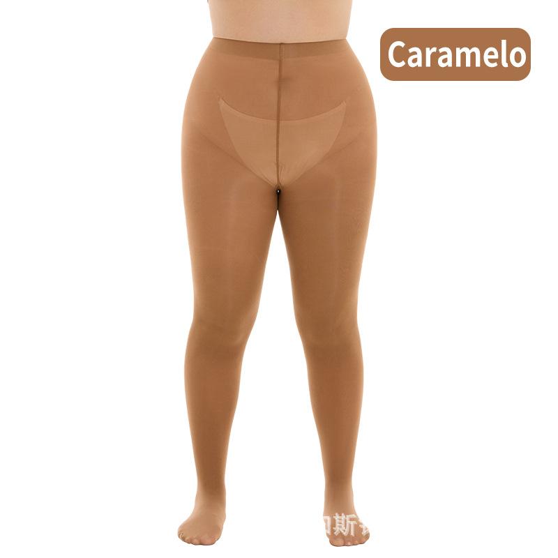 50-90Kg Taglia Larga 40D Collant da Donna Cavallo Resistente Marrone Leggings di Carnevale Collant Comodi Sexy Design di Prima Linea Popolari