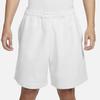 Nike Solo Swoosh Solid Color Logo Elastic Waist Sports Shorts Men Bottoms White DV3055-051
