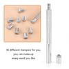 36Pcs Steel Letter Number Leather Stamper Punching Tool for   Leather Craft Printing 3mm