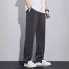 Men Summer Thin Loose Straight-Leg Trendy Brand Ice Silk Cool New Casual Long Pants