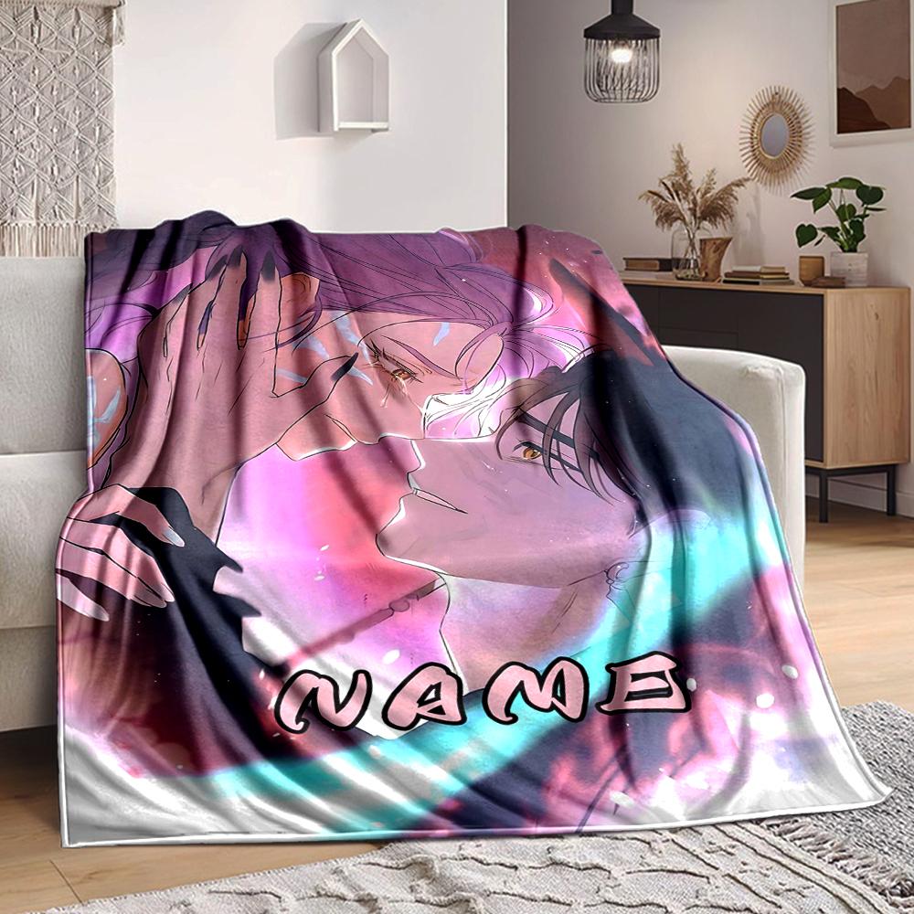Custom 1pc Name: Fantasy Trio Blanket, Soft And Comfortable Blanket, Casual Warm, Camping Travel Blanket, Birthday Gift Q912140