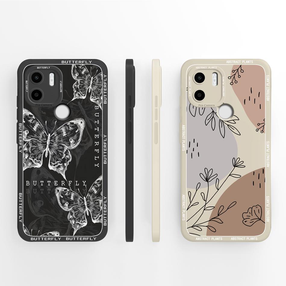 For Xiaomi Redmi A1 Plus Phone Case Fantasy Full Protection Soft Liquid Silicone Anti Drop Back Cover For RedmiA1 A 1 A1+ Funda