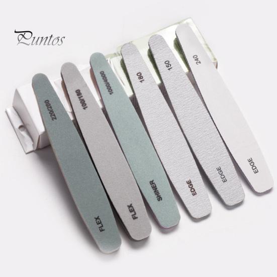 Nail Polishing File 6Pcs Sanding Double-sided Large Area Washable Thick Frosted Multi-functional Emery Boards Buffering Salon Supply Buffer