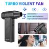 Turbo Jet Blower 800000RPM Handheld Turbo Jet Fan Brushless Motor & Strong Wind Outdoor Powerful Air Blower Rechargeable PC Tool