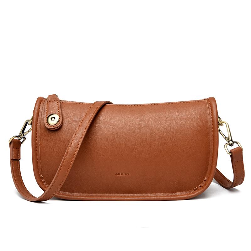 

Женская сумка-мессенджер из искусственной кожи, тонкая сумка через плечо, маленькие сумки, простая сумка через плечо