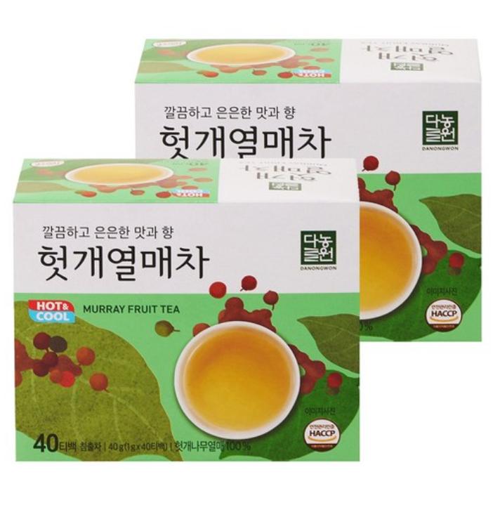 Пакетики фруктового чая Danongwon Hovenia Dulcis (40 палочек) 2 box