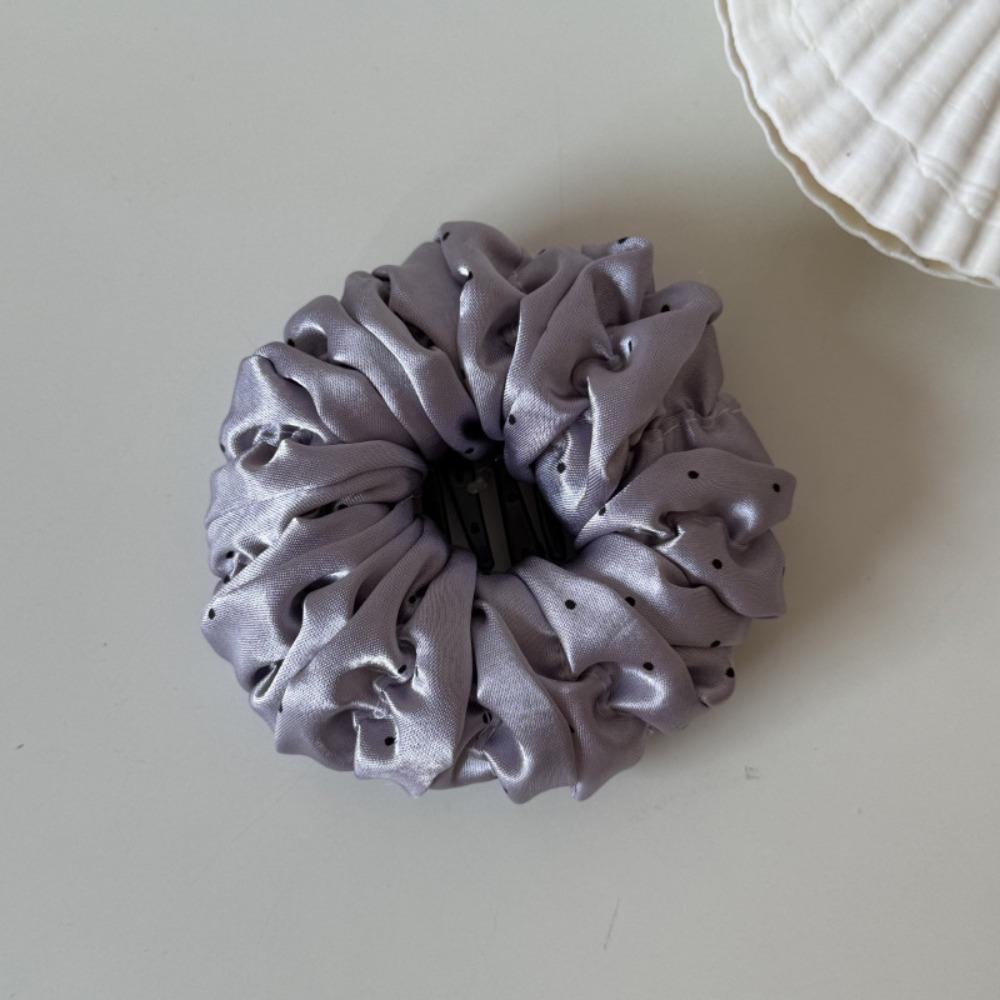 Round Shape Hair Clip ABS Flexible Hair Clip New Soft Clips  for Lying Down and Driving фиолетовый