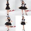 Cute Rabbit Costume For Halloween And Easter Featuring Cozy Polyester Fabric Ideal For Cosplay