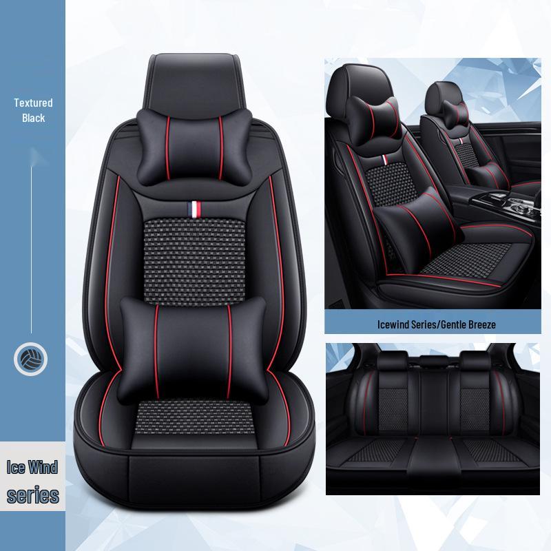 2016 Ice Silk Full Wrap Car Seat Cushion for Sylphy, Teana, Qashqai, Tiida – Four Seasons Universal Fit